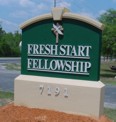 Church Entry Sign